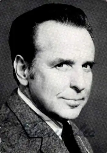 Ak Schauspieler Georg Thomalla, Portrait, Autogramm