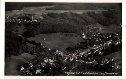 Ak Altenstadt an der Iller, Fliegeraufnahme, Illereichen