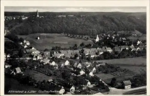 Ak Altenstadt an der Iller, Fliegeraufnahme