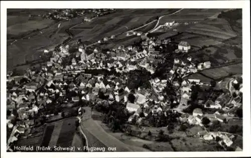 Ak Hollfeld in der Fränkischen Schweiz, Fliegeraufnahme