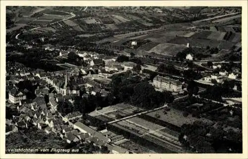 Ak Veitshöchheim in Unterfranken, Fliegeraufnahme