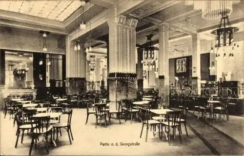 Ak Hannover in Niedersachsen, Cafe Continental, Georgstraße, Inh. Emil Pfefferle