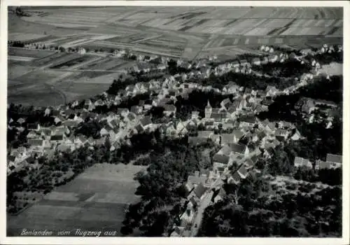 Ak Bonlanden Filderstadt in Württemberg, Fliegeraufnahme