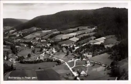 Ak Reinerzau Alpirsbach im Schwarzwald, Fliegeraufnahme, Kurhaus