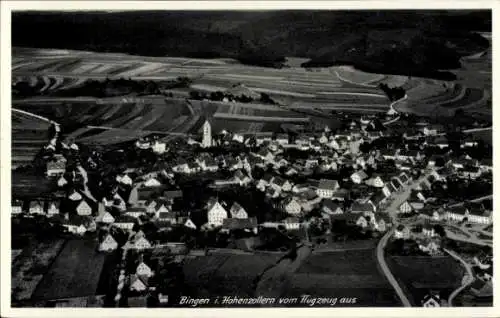 Ak Bingen Landkreis Sigmaringen, Fliegeraufnahme