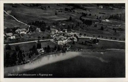 Ak Oberkirch Weißensee Füssen im Ostallgäu, Fliegeraufnahme