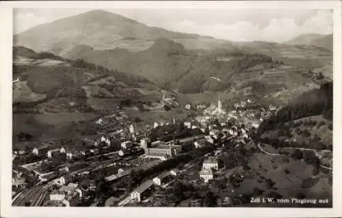 Ak Untermünstertal Münstertal im Schwarzwald, Fliegeraufnahme, Kloster St. Trudport