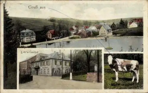 Ak Hohenstein Ernstthal in Sachsen, Gasthof Kuhschnappel