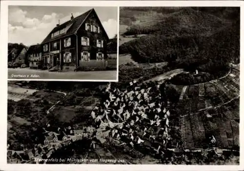 Ak Sternenfels in Württemberg, Fliegeraufnahme, Gasthaus zum Adler