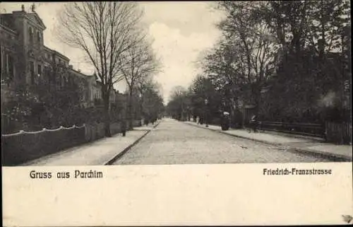 Ak Parchim in Mecklenburg, Friedrich Franz Straße