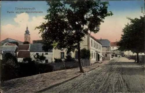 Ak Tirschenreuth in der Oberpfalz Bayern, Bahnhofstraße