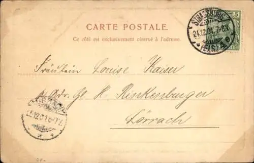 Ak Portrait einer dunkelhaarigen Frau