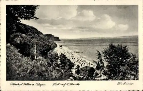 Ak Ostseebad Sellin auf Rügen, Strand, Panorama