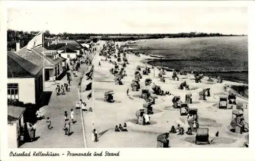 Ak Ostseebad Kellenhusen in Holstein, Promenade, Strand