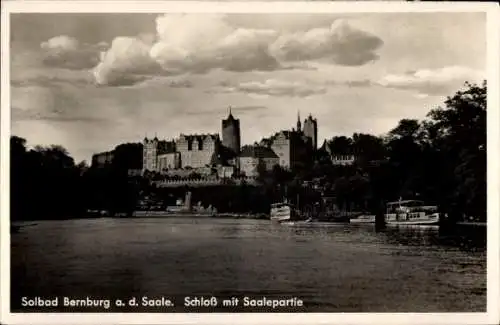 Ak Bernburg an der Saale, Schloss, Schiff