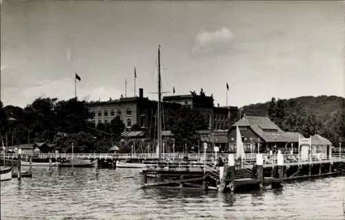 Ak Kiel, Anlegestelle, Boote, Segelboote, Gebäude