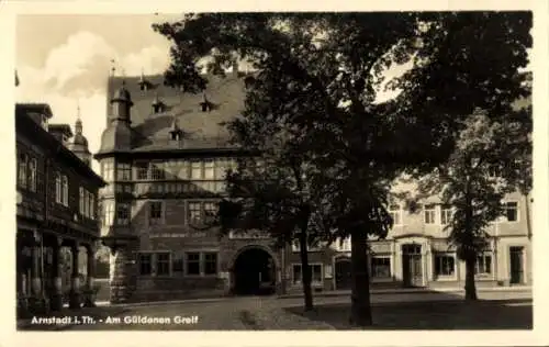 Ak Arnstadt in Thüringen, Am Güldenen Greif