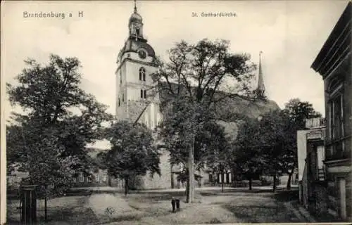 Ak Brandenburg an der Havel, St. Gotthardkirche