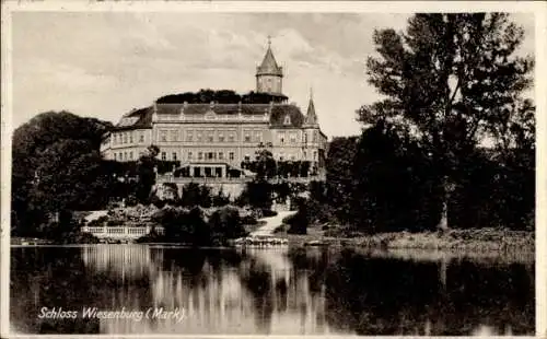 Ak Wiesenburg in der Mark, Schloss, See