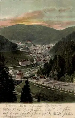 Ak Triberg im Schwarzwald, Panorama