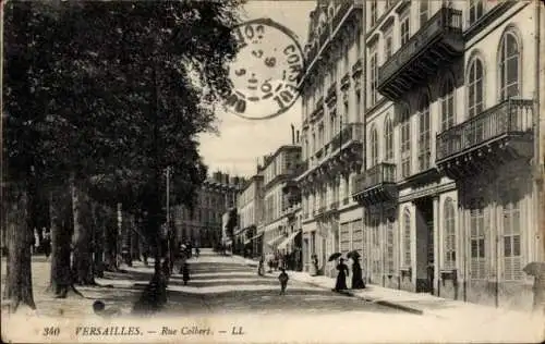 Ak Versailles Yvelines, Rue Colbert