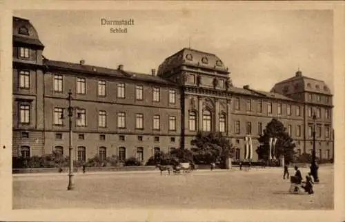 Ak Darmstadt in Hessen, Schloss