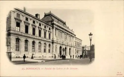 Ak Bordeaux Gironde, Faculte des Lettres et des Sciences