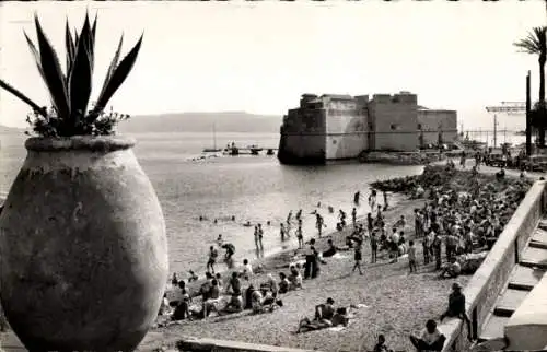 Ak Toulon Var, Fort St Louis, Strand