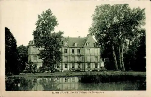 Ak Illiers Eure et Loir, Schloss Beaurouvre