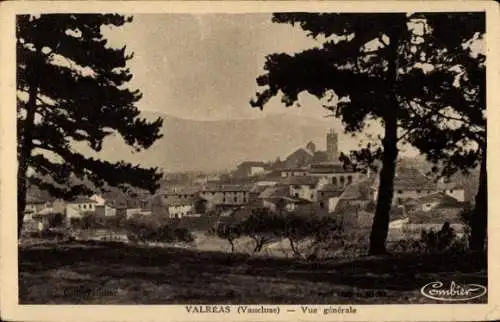 Ak Valréas Vaucluse, Panorama