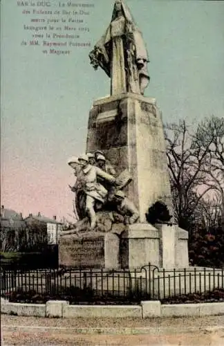 Ak Bar le Duc Meuse, Le Monument des Enfants morts pour la Patrie