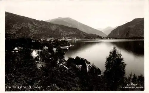 Ak Balestrand Sogndal Norwegen, Fjord, Landschaftsblick