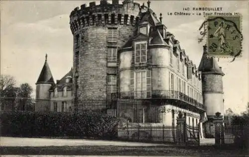 Ak Rambouillet Yvelines, Schloss, Tour Francois Ier