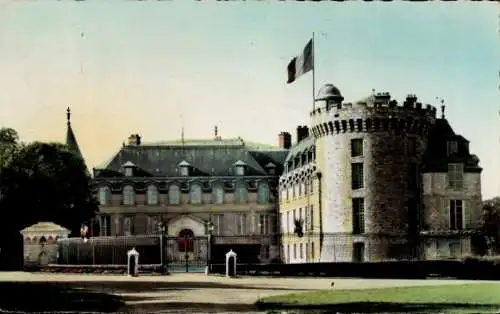 Ak Rambouillet Yvelines, Le Chateau Presidentiel vu de l'Allee de l'Inspection