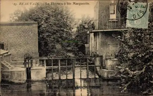 Ak Beauvais Oise, Therain a Ste Marguerite