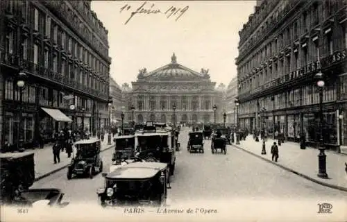 Ak Paris I, Avenue de l’Opéra