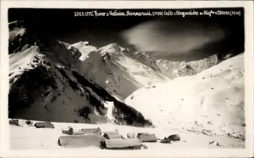 Ak Bonnenuit Valloire Savoie, Kreta Argentiere