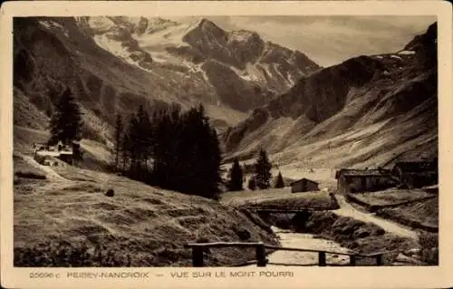 Ak Peisey Nancroix Savoie, Blick auf den Mont Pourri