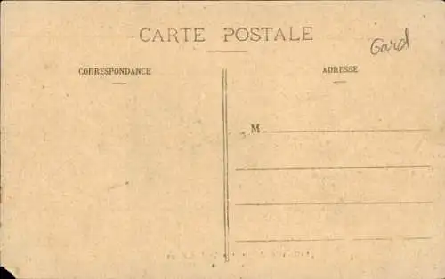 Ak Allègre les Fumades Gard, Station Hydrominerale, Chapelle