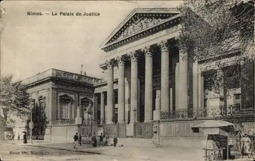 Ak Nîmes Gard, Palais de Justice