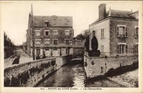 Ak Meung sur Loire Loiret, Chennevieres