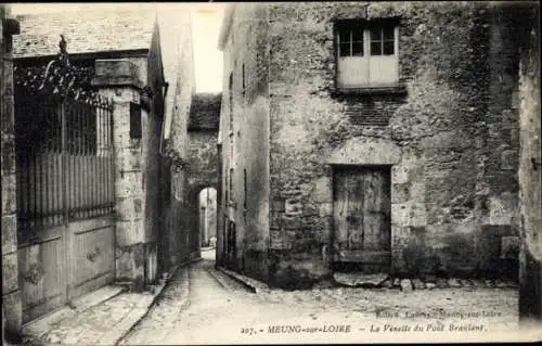 Ak Meung sur Loire Loiret, La Venelle du Pont Branlant