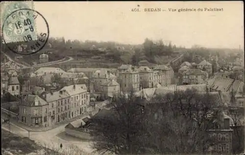 Ak Sedan Ardennen, Gesamtansicht der Pfalz