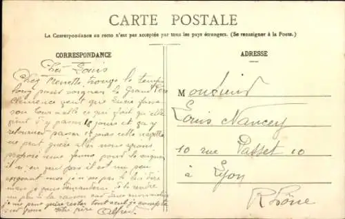 Ak Mézières Ardennes, Blick vom Hurt Establishment