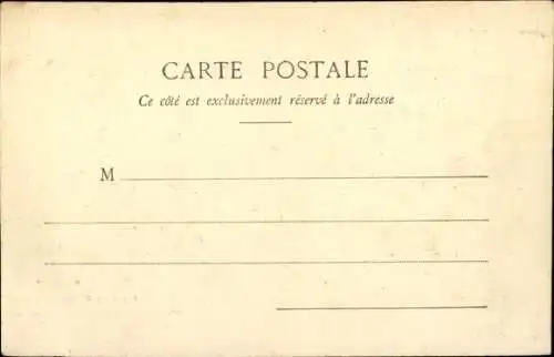 Ak Biarritz Pyrénées Atlantiques, Leuchtturm und Ruinen des Palastes