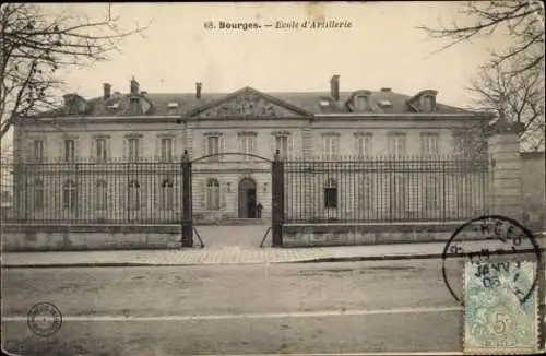 Ak Bourges Cher, Artillerieschule