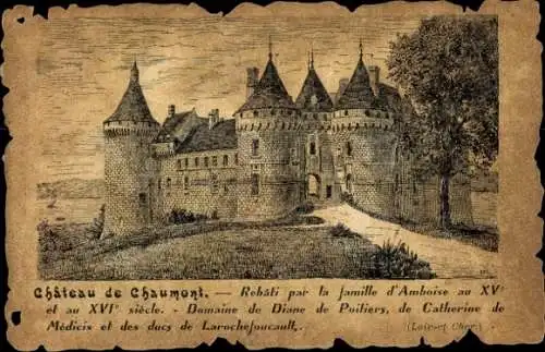 Ak Saint Bonnet de Joux Saône et Loire, Chateau de Chaumont