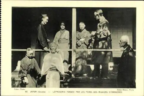 Ak Gotemba Shizuoka Japan, Leprosarium. Gegründet von den Vätern ausländischer Missionen