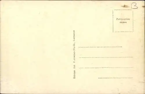 Ak Mädchen in Volkstracht aus Waadt, Porträt