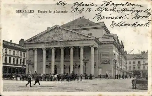 Ak Brüssel Brüssel, Theatre Royal de la Monnaie